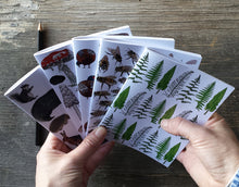 Load image into Gallery viewer, Notebooks by Alice Draws The Line, A6 with 36 plain pages, recycled paper