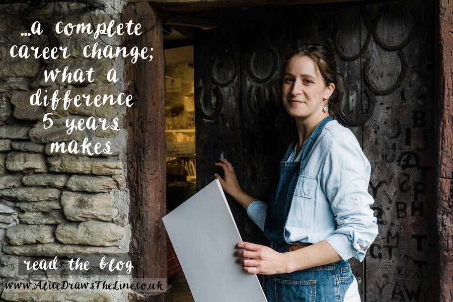 A complete career change - what a difference 5 years makes