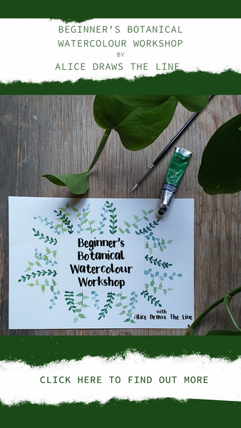 Beginner's Botanical Watercolour Workshops...