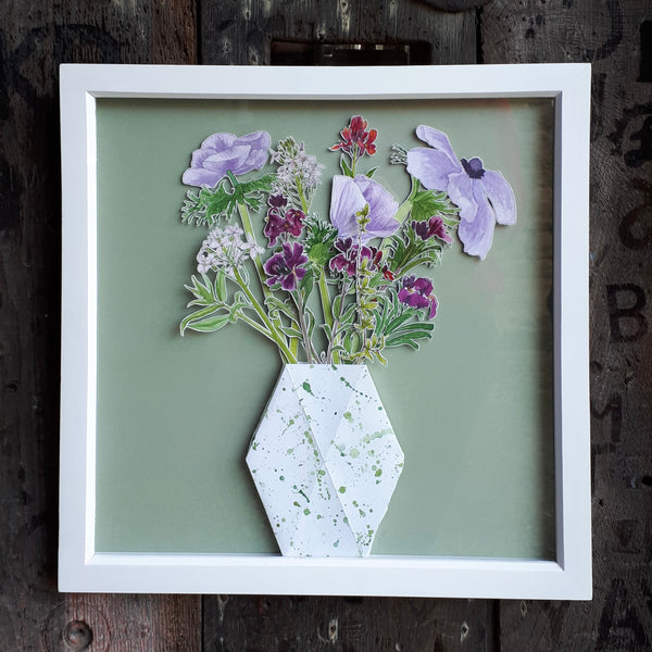 Original Cut Flower pieces for Herefordshire Art Week