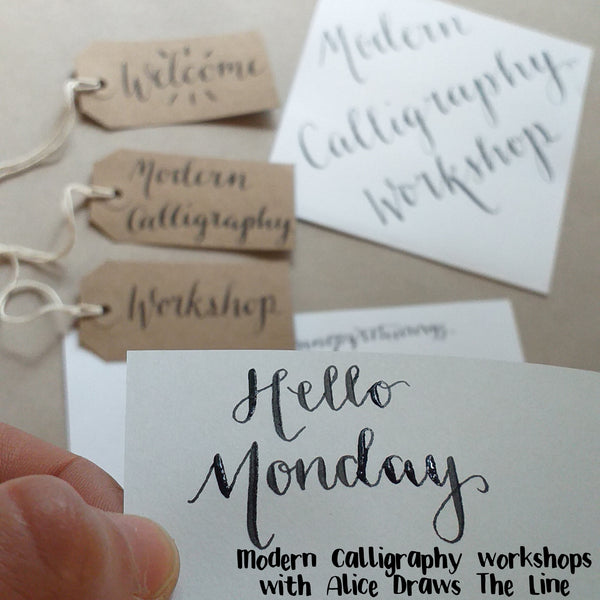 Modern Calligraphy workshops