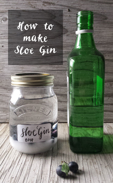 Making Sloe Gin...