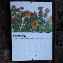 Load image into Gallery viewer, 2024 Botanical wall calendar by Alice Draws the Line