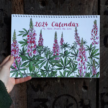 Load image into Gallery viewer, 2024 Wall Calendar by Alice Draws the Line