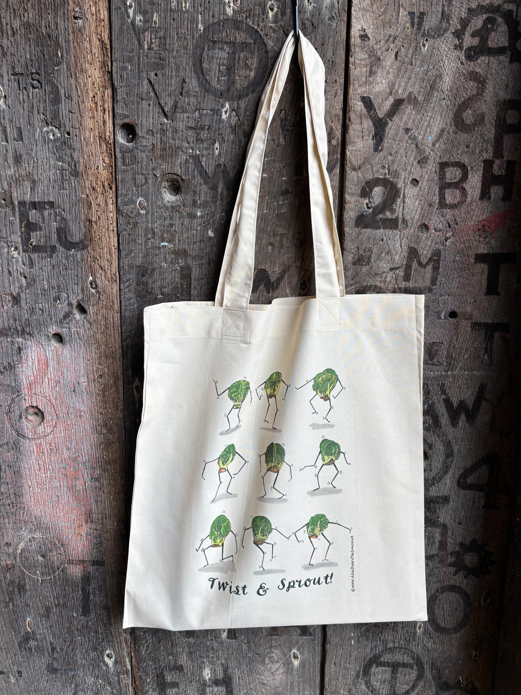 Christmas Tote Bags - Twist and Sprout, Mice Pies and Cheese Please