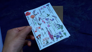 Rainbow Flowers Greeting Card