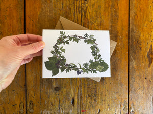 Set of 12 Cards, Botanical cards for each month of the year