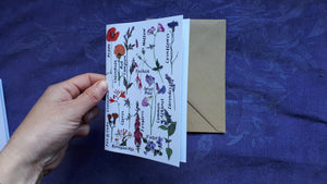 Rainbow Flowers Greeting Card