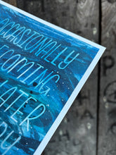 Load image into Gallery viewer, detail of becoming cyclonic giclee print by Alice Savery of Alice Draws the Line
