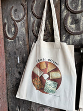 Load image into Gallery viewer, Christmas Tote Bags - Twist and Sprout, Mice Pies and Cheese Please