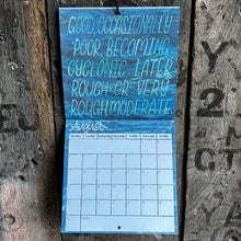 Load image into Gallery viewer, 2026 Moderate or Good Shipping Forecast Wall Calendar