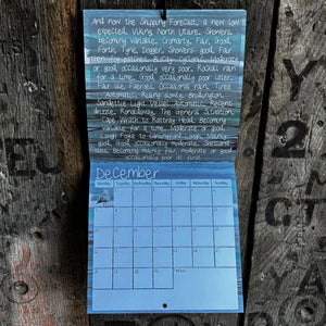 2026 Moderate or Good Shipping Forecast Wall Calendar