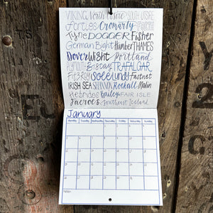 2026 Moderate or Good Shipping Forecast Wall Calendar