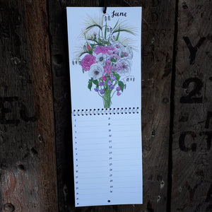 Illustrated Bouquets Birthday / Perpetual Calendar