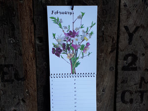 Illustrated Bouquets Birthday / Perpetual Calendar