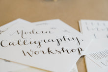 Load image into Gallery viewer, Modern Calligraphy dip pen workshop with Alice Draws The Line