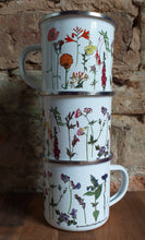 Load image into Gallery viewer, Rainbow Flowers Enamel Mug