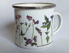 Load image into Gallery viewer, Rainbow Flowers Enamel Mug