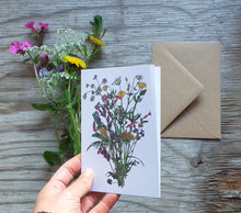 Load image into Gallery viewer, Botanical Bouquet card collection by Alice Draws the Line, set of 3 floral greeting cards, blank inside