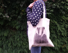 Load image into Gallery viewer, Tote bags by Alice Draws The Line, reusable bag for life