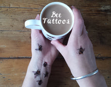 Load image into Gallery viewer, Bee Temporary Tattoos by Alice Draws The Line
