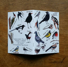Load image into Gallery viewer, Garden Birds Notebook by Alice Draws The Line, A6 with 36 plain pages, recycled paper