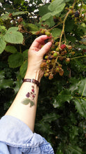 Load image into Gallery viewer, Tree, woodland and blackberry temporary tattoos by Alice Draws The Line