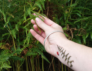 Ferns, Bracken and Ladybirds temporary tattoos by Alice Draws The Line