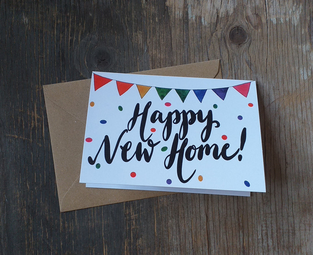 Bunting celebrations cards - individual cards