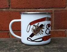 Load image into Gallery viewer, Bushcraft Enamel Mug Design