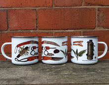 Load image into Gallery viewer, Bushcraft Enamel Mug Design