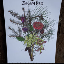 Load image into Gallery viewer, Illustrated Bouquets Birthday / Perpetual Calendar