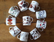 Load image into Gallery viewer, China mug designs by Alice Draws The Line
