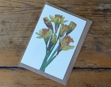 Load image into Gallery viewer, Daffodil Greeting card by Alice Draws the Line, recycled card Easter day