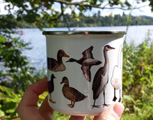 Load image into Gallery viewer, Ducks and Friends Enamel Mug Design