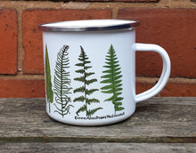Load image into Gallery viewer, Fern enamel mug by Alice Draws The Line Mother&#39;s day gift, enamel mug