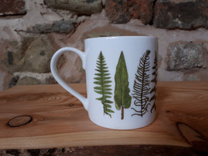 Ferns and Bracken China Mug by Alice Draws The Line