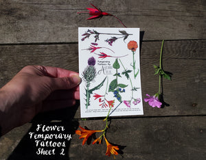 Botanical Flower tattoos by Alice Draws The Line