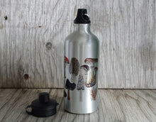 Load image into Gallery viewer, Fungi Water bottle by Alice Draws The Line, illustrated water bottle, mushroom water bottle,