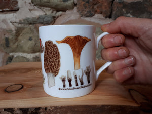 Fungi and Mushroom mug by Alice Draws The Line