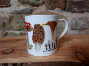 Fungi and Mushroom mug by Alice Draws The Line