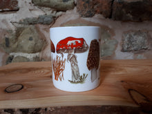 Load image into Gallery viewer, Fungi and Mushroom mug by Alice Draws The Line