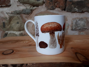 Fungi and Mushroom mug by Alice Draws The Line