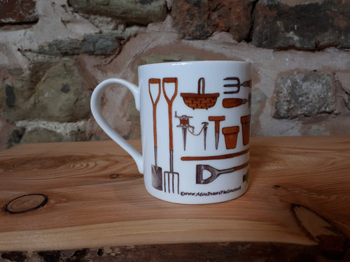Gardener's Allotment mug by Alice Draws The Line
