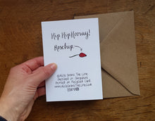 Load image into Gallery viewer, Hip Hip Hooray card by Alice Draws The Line