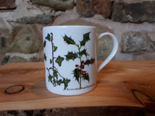 Load image into Gallery viewer, Holly and Ivy China mug by Alice Draws The Line