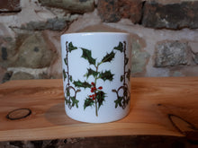 Load image into Gallery viewer, Holly and Ivy China mug by Alice Draws The Line