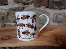 Load image into Gallery viewer, Honey Bee China mug by Alice Draws The Line
