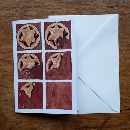Mince Pie Christmas Cards