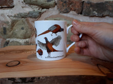 Load image into Gallery viewer, Pheasants china mug by Alice Draws the Line